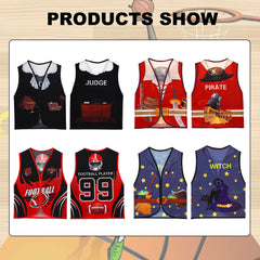 Threan packaged multi-costume set supports themed parties and school performances