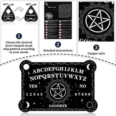 Threan planchette with guide wheel for smooth readings