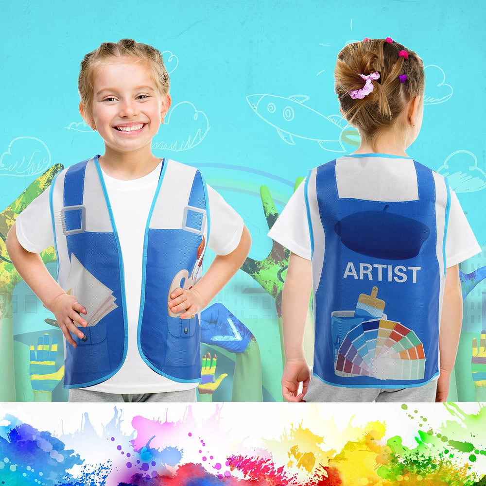 Threan vivid occupations print design displays ten career themes for imaginative play