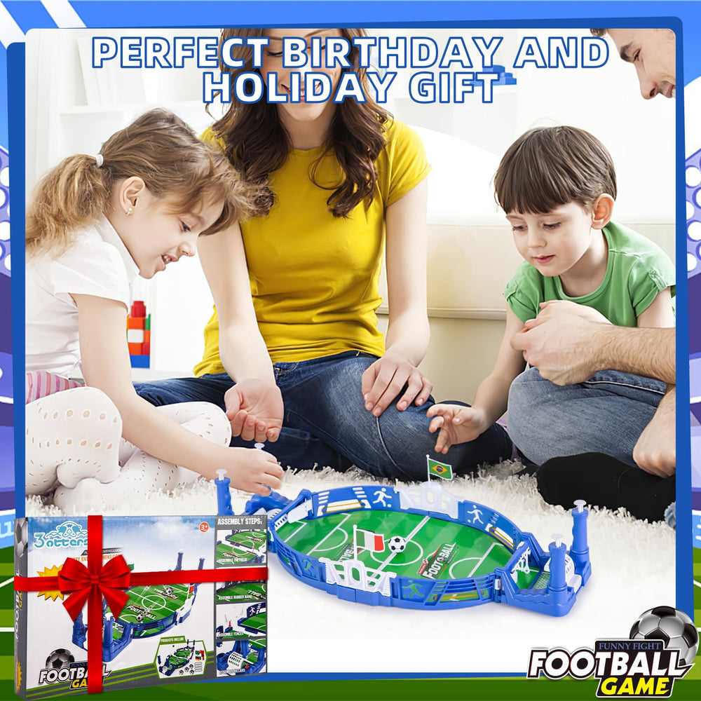 3 otters mini soccer board game durable BPA-free plastic construction
