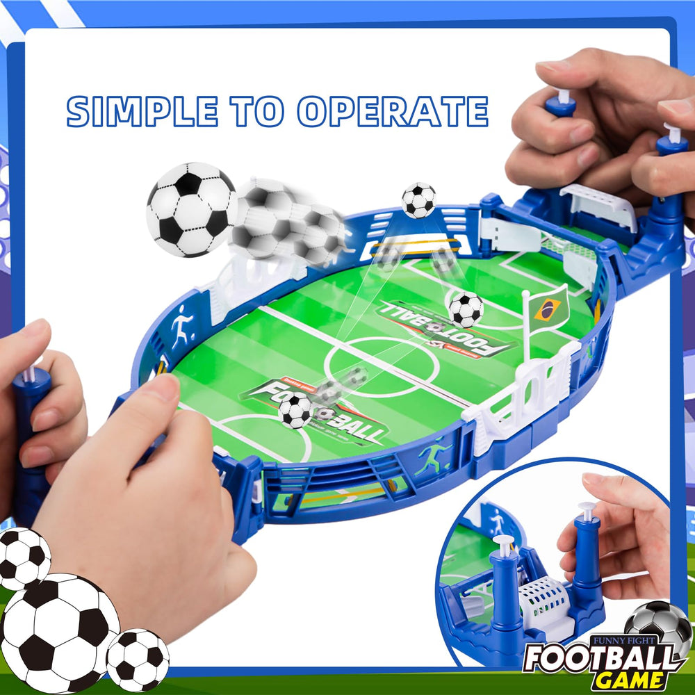 3 otters mini soccer board game portable design for travel and parties