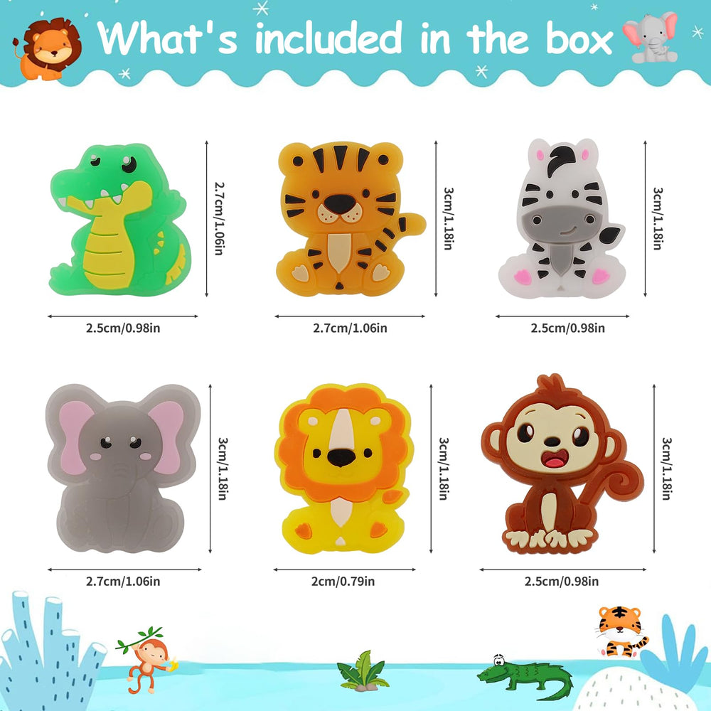 Threelf Jungle Animal Ring Elephant soft elastic fit and glow moments