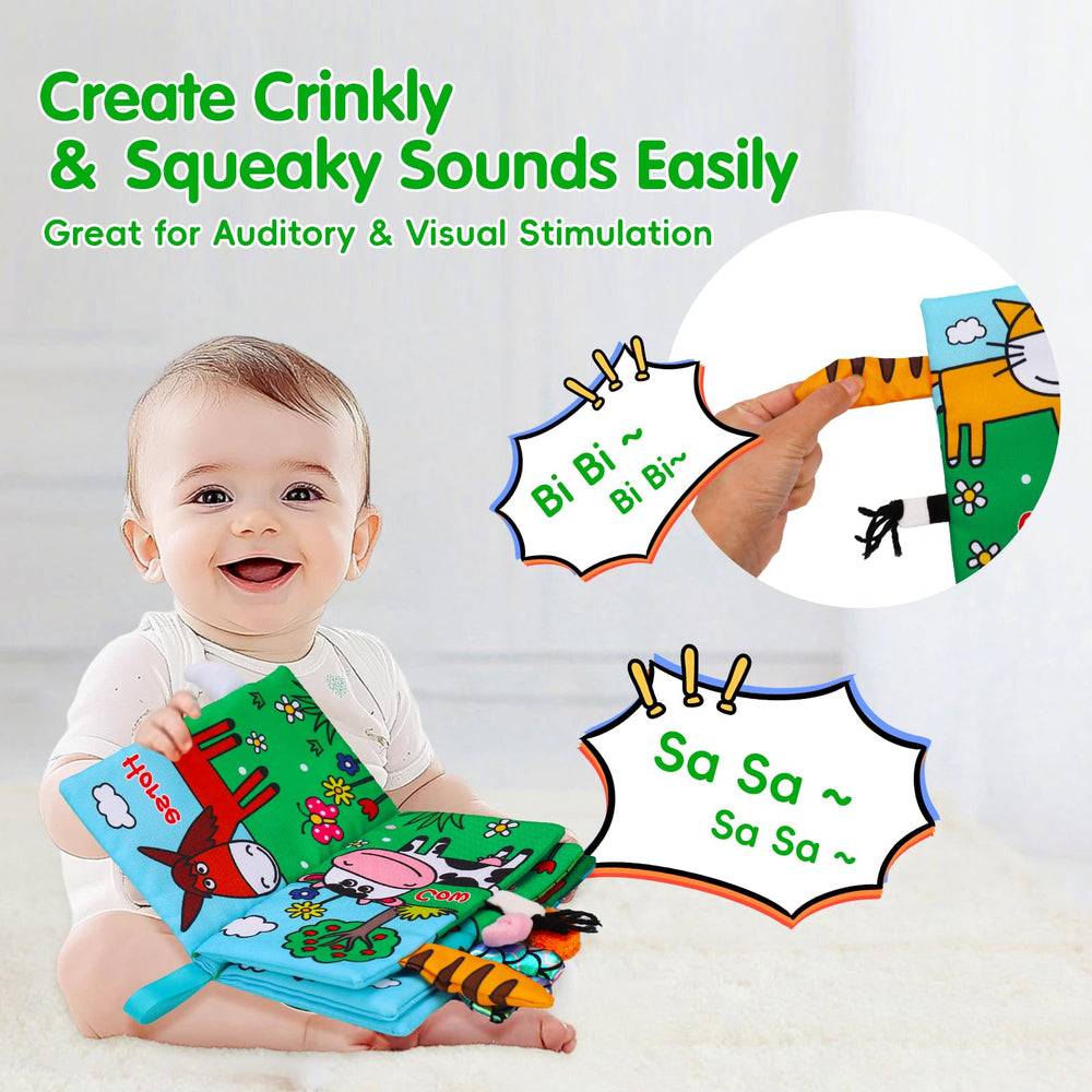 Thremhoo dinosaur illustrations attract attention during infant storytime and play