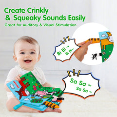 Thremhoo dinosaur illustrations attract attention during infant storytime and play