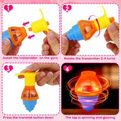 Thremhoo glowing spinning toys in action add festive energy to celebrations
