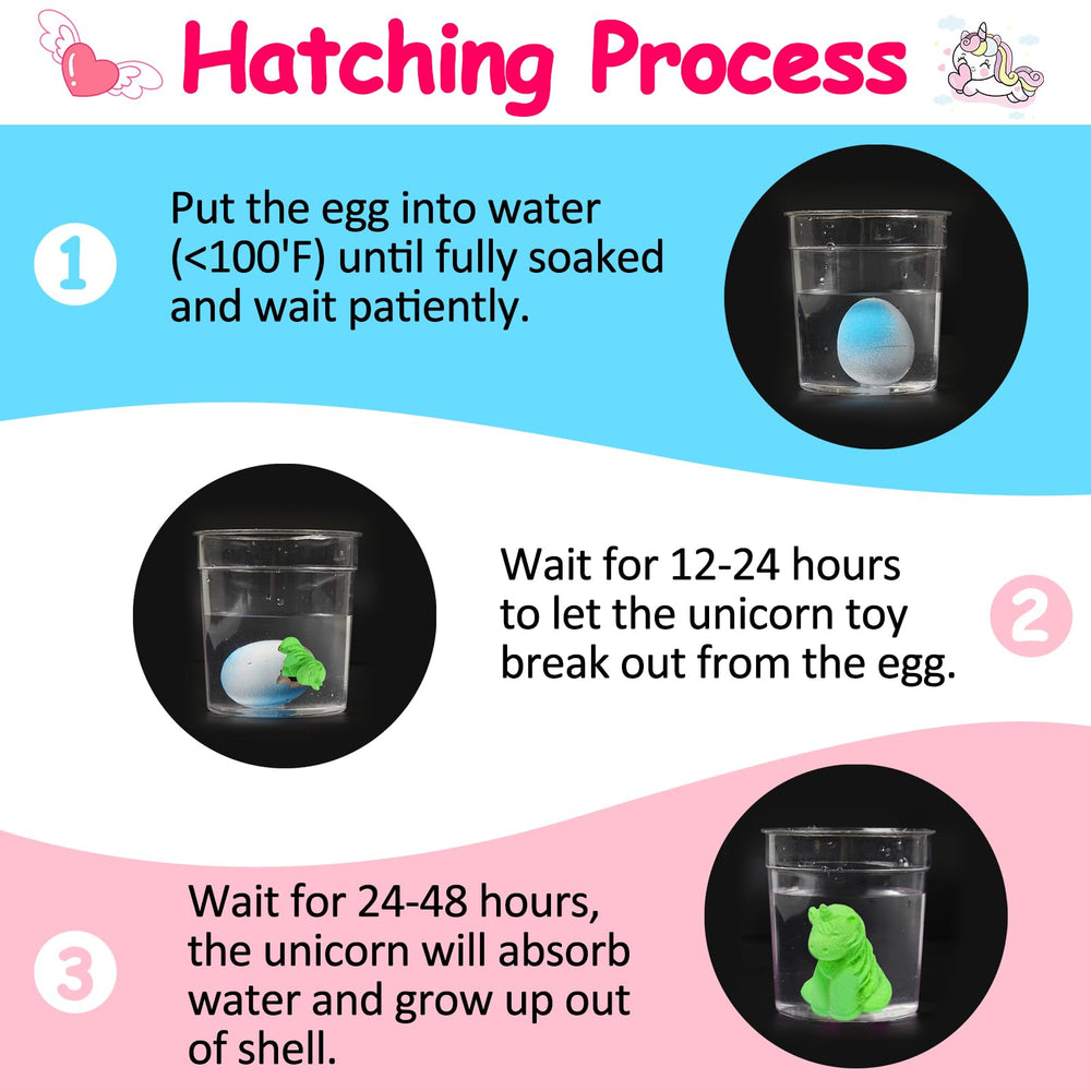 Thremhoo unicorn eggs set ready for goody bags