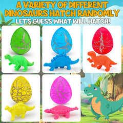 Thremhoo large dinosaur eggs for kids' play and learning