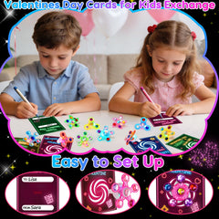 Thremhoo valentines cards set, matching cards for easy Valentine exchanges at school.