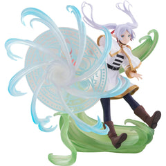Thunder Tech Frieren FIGURIZMα figure in heights of magic pose for captivating display.