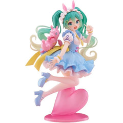 Thunder Tech Hatsune Miku x Rody AMP+ Fairy Tale figure front view shows pastel charm.