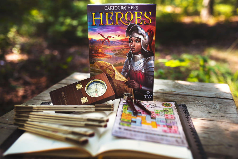 Thunderworks Cartographers Heroes ambush cards heighten tension and tactical choices