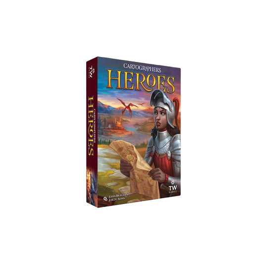 Thunderworks Cartographers Heroes double-sided maps for varied exploration during play