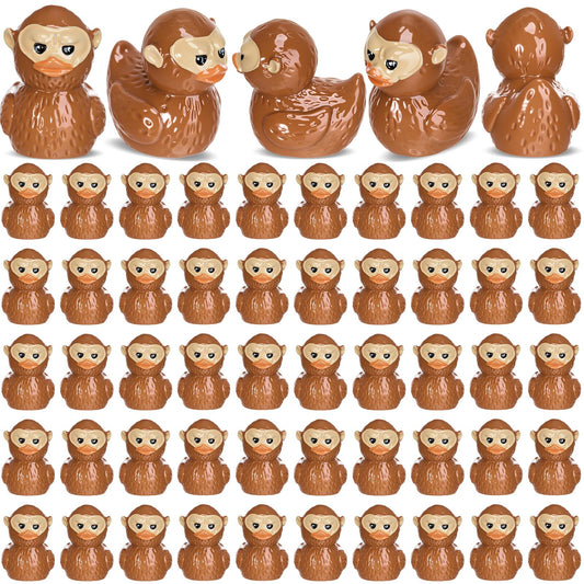 Thyle Bigfoot ducks mini figurines for cruise ship hide-and-seek and party favors.