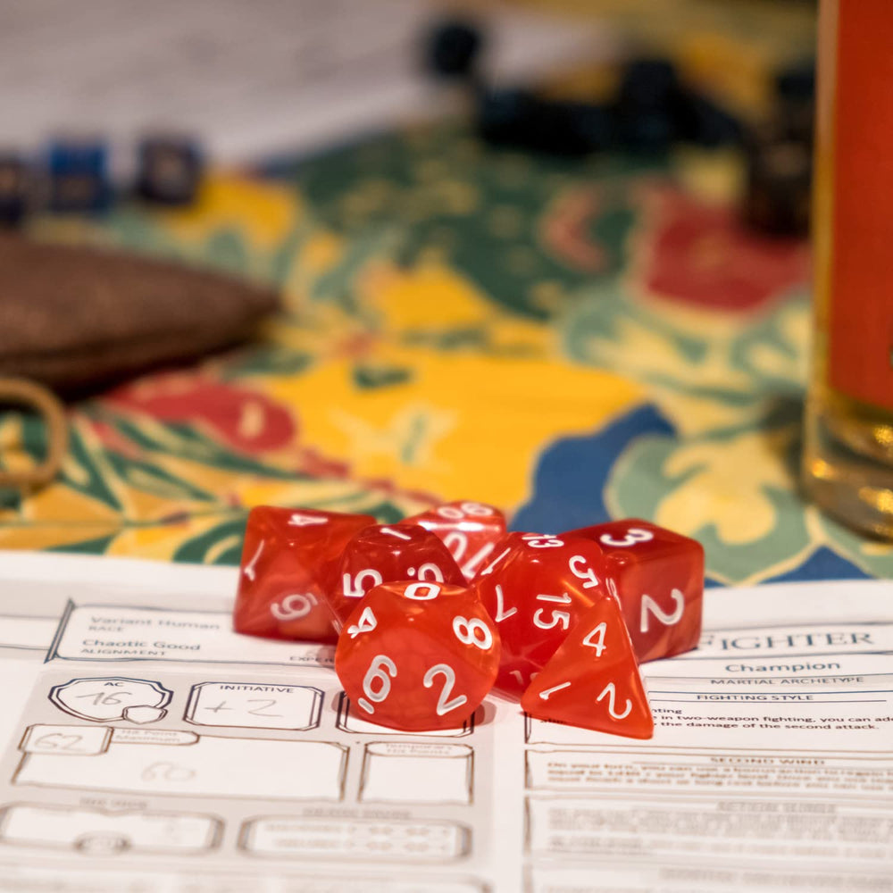 Thyores easy-read dice help players distinguish values at a glance