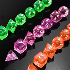 Thyores engraved-number dice maintain visibility for long gaming nights