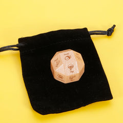 TI-EDC Date Night Dice pattern detail highlighting clear engravings for easy reading.