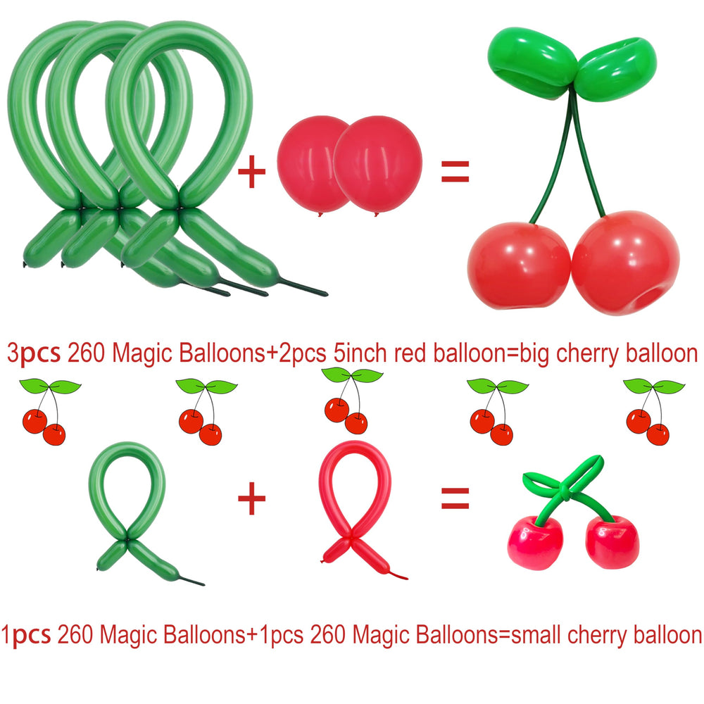 TiAaihion DIY cherry balloons assembly invites creative crafting and fun moments.