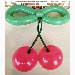 TiAaihion valentines and birthday decor with cherry balloons.