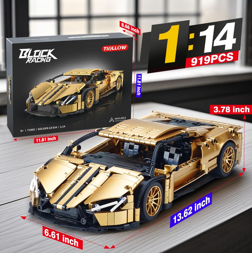 TIALLOW dimensions shown on a 1:14 scale model of the car