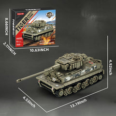 TIALLOW Tiger Tank brick compatibility, integrate with other brands.
