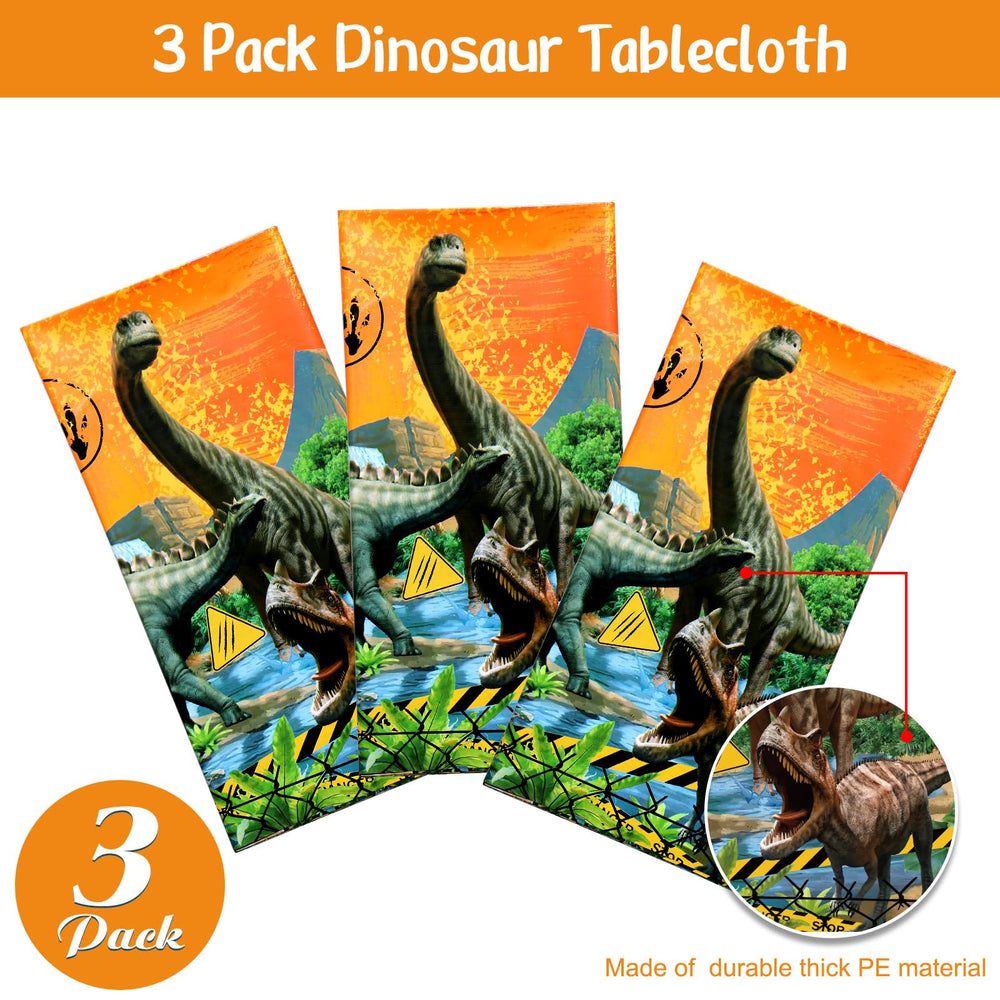 Tiamon tablecover showcasing dinosaur design for party tables