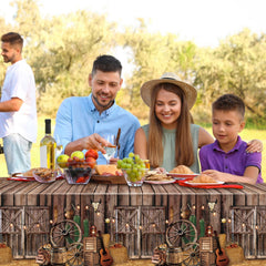 Tiamon wide-application design suits Western-themed birthdays and barn parties.
