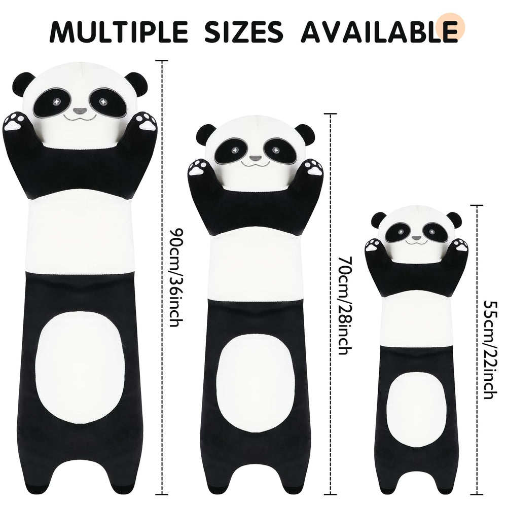 Tianmihou panda plush 90cm closeup fabric texture, highlighting softness.