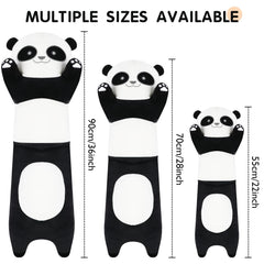 Tianmihou panda plush 90cm closeup fabric texture, highlighting softness.