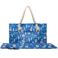 TIASUSAN empty mahjong bag front view with ample space for American tiles