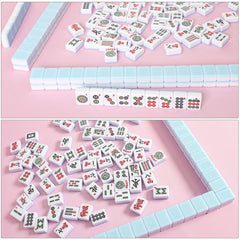 TIASUSAN mahjong mat non-slip back keeps tiles steady.