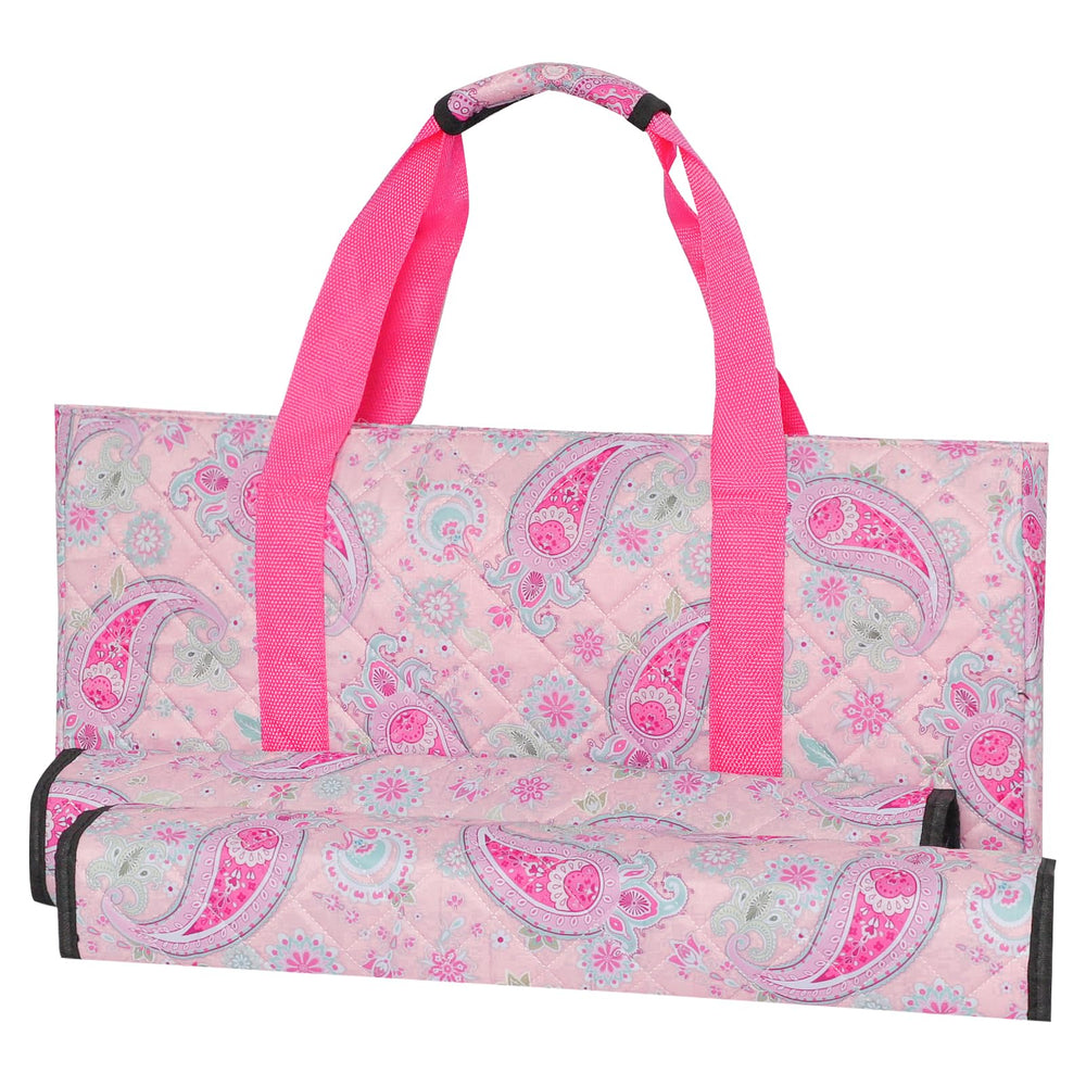 TIASUSAN pink mahjong bag with empty bag design for easy, safe transport.
