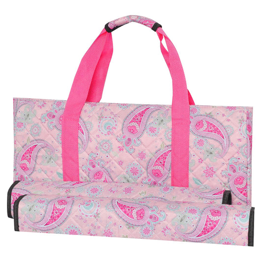 TIASUSAN pink mahjong bag with empty bag design for easy, safe transport.