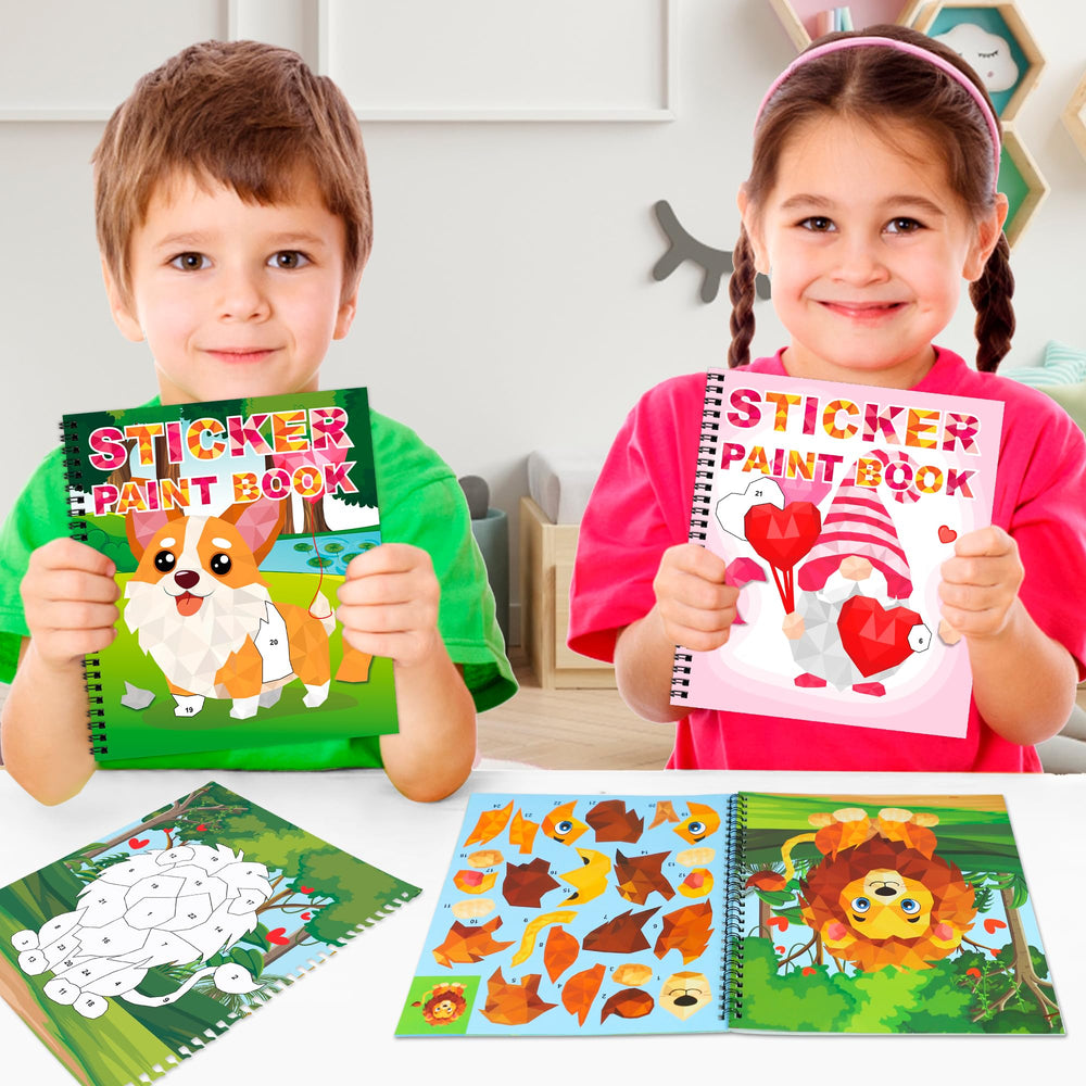 Tifeson sticker book with 24 designs for varied kids' crafts.