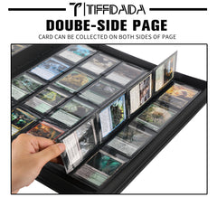 TIFFDADA binder capacity up to 2000 cards for large collections