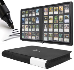 TIFFDADA Premium Trading Card Binder front view showing organized storage solution