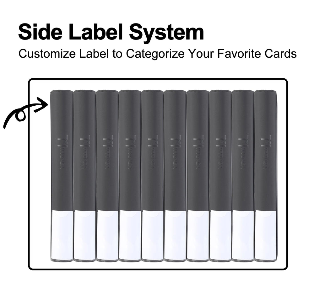 TIFFDADA side label tab with marker aids organization