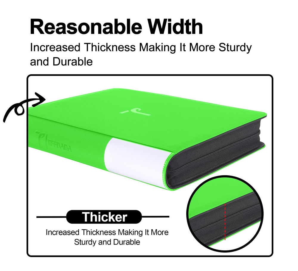TIFFDADA acid free PVC free pages resist tears for long term storage