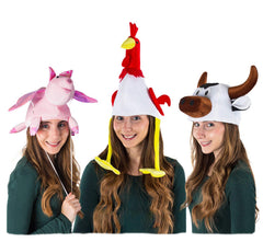 Tigerdoe cow moving-ear hat for playful dress-up fun.