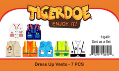 Tigerdoe dress up vest set: versatile wardrobe expansion for classroom or party