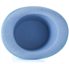 Tigerdoe white top hat with pristine felt styling for formal or playful looks