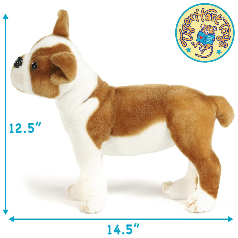 TigerHart Bobby plush, 14.5-inch size, ideal for cuddling and imaginative play.