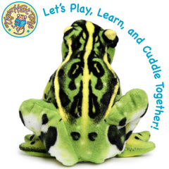 TigerHart Frisco the Frog care guide for easy hand washing.