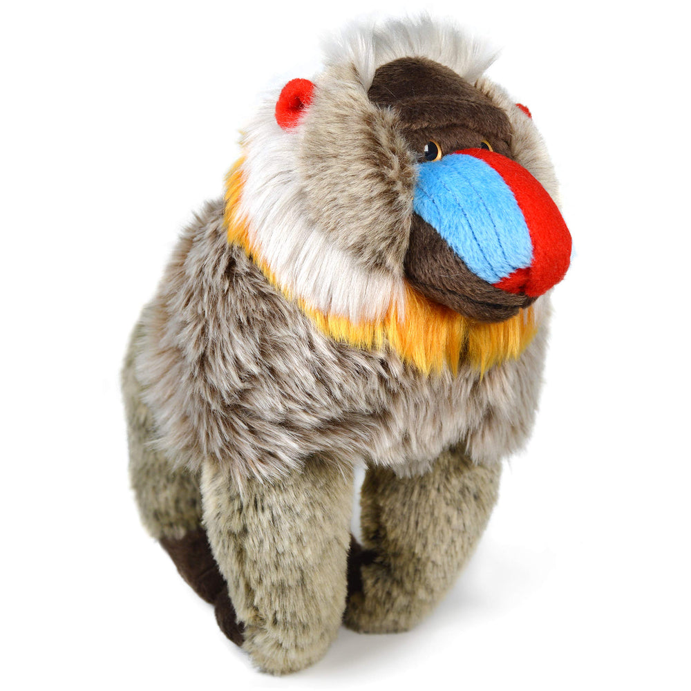 TigerHart Mambo The Mandrill plush face close-up for adorable playtime moments.