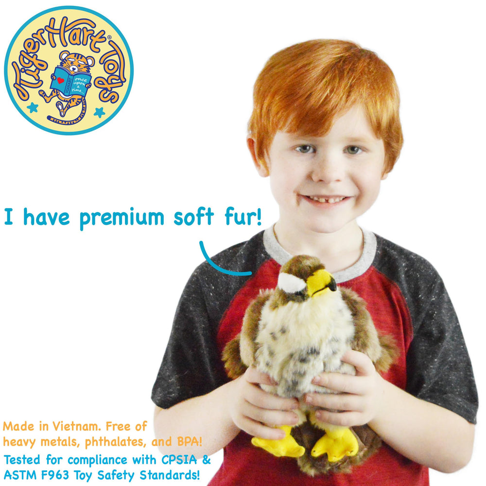 Gift-ready packaging image of Percival plush in branded box.