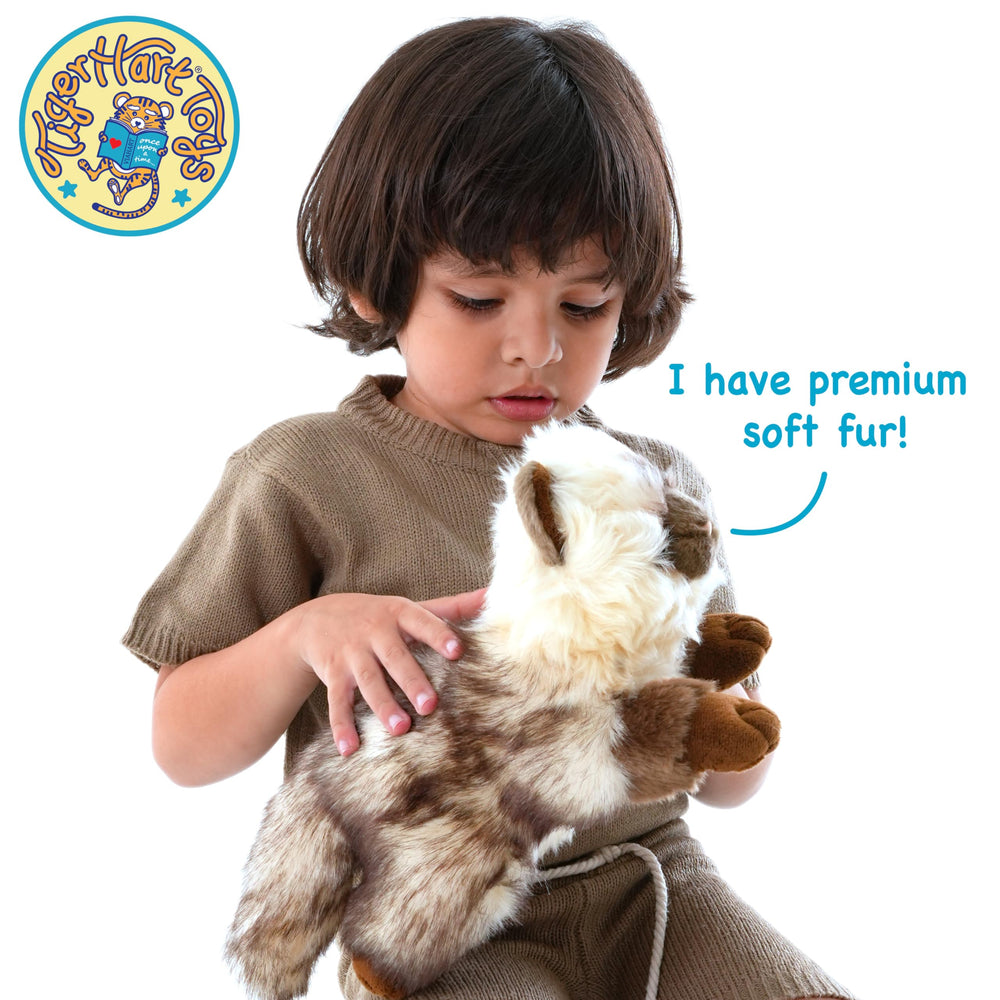TigerHart Snowy securely stitched construction for durable hugs