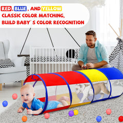 TIKTENT Play Tunnel with mesh sides for visibility and ventilation