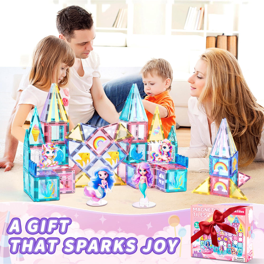 TikTiles 88-piece set encourages cooperative building and storytelling sessions.