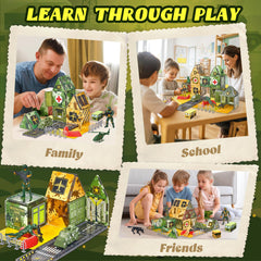 TikTiles STEM learning with geometry and magnetism through building