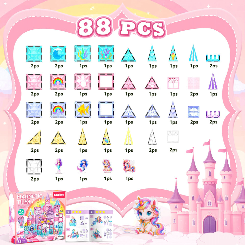TikTiles premium ABS plastic with smooth edges keeps little builders safe.
