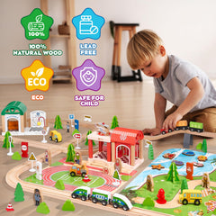 TikTiles Compatible with major brands expands railway layouts